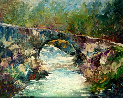 Le pont ! - Peinture - DE GREEF Roger
