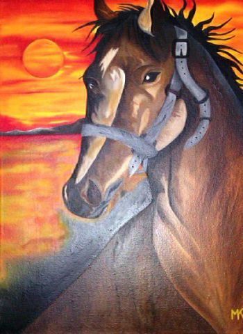L'artiste Miker - mon cheval au pelage soyeux