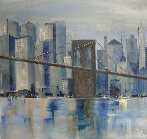 Manhattan - Peinture - VERONIKA L