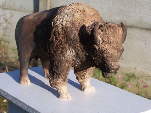 Bison - Sculpture - Jean-Luc PROU