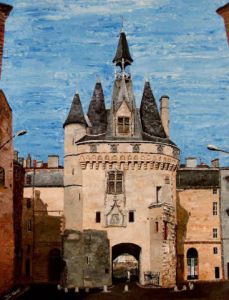 Voir le détail de cette oeuvre: La porte Cailhau de Bordeaux