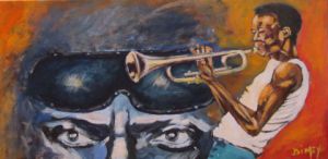 Peinture de DIMEY: Miles Davis