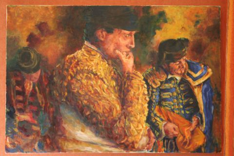 l attente de l'arène - Peinture - JP NADO l attente de l'arène - Peinture - JP NADO