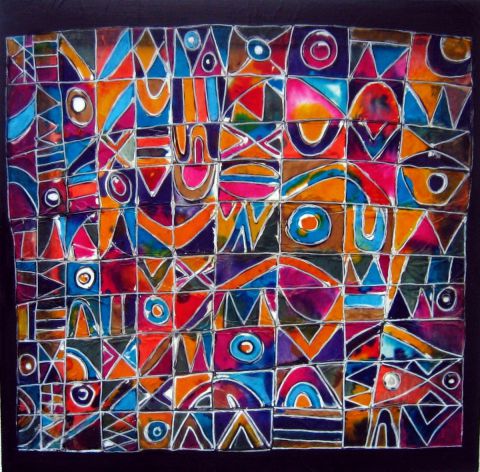 tapis graphique-5 - Peinture - ANTOINE MELLADO