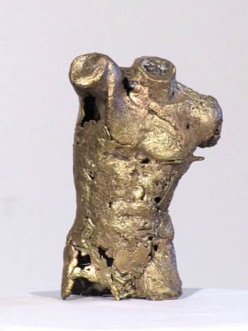 Buste homme étude 3 - Sculpture - Didier MALLARD