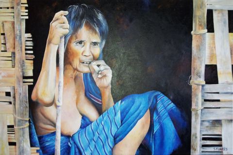 Mademoiselle Agna - Peinture - Sandy Mademoiselle Agna - Peinture - Sandy