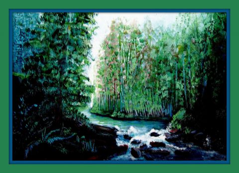 L'artiste Momaur - Elle coule comme un ruisseau... L'artiste Momaur - Elle coule comme un ruisseau...