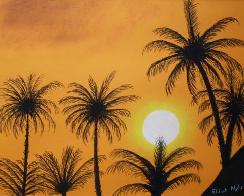 L'artiste NYLS Eliot - Les palmiers