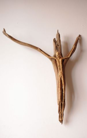 La crucifixion - Sculpture - paul nemet