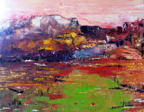 LES CAUSSES - Peinture - Rosiane Priam LES CAUSSES - Peinture - Rosiane Priam