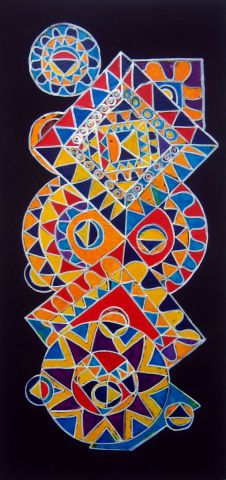 L'artiste ANTOINE MELLADO - tapis graphique -8