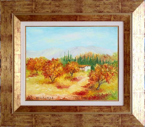 Automne en Provence - Peinture - Marie-Paule ALBANESE Automne en Provence - Peinture - Marie-Paule ALBANESE