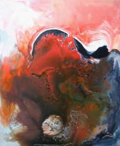 Peinture de Jean-Philippe ESTEBENET: L'écorce vive d'un temps désincarné