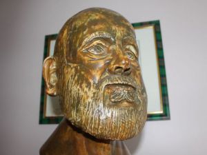 Sculpture de Pierre GOGO: Portrait homme