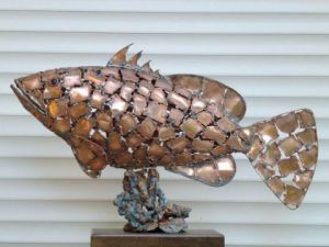 Sculpture de Robert ROJO: Aquarius