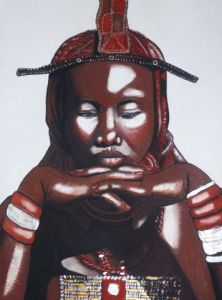 Dessin de alvesc: Femme Himba
