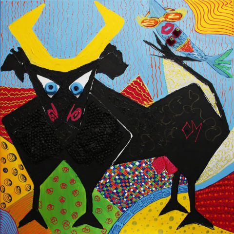 AMOUR DE PELOUSE - Peinture - SARDINE AMOUR DE PELOUSE - Peinture - SARDINE