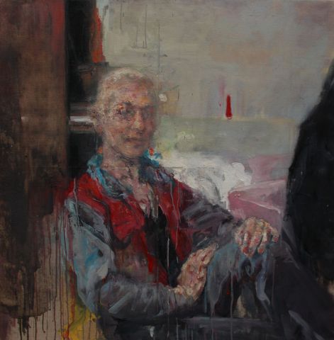 Sabine M. Des airs d'intérieur - Peinture - ange Sabine M. Des airs d'intérieur - Peinture - ange