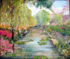Voir cette oeuvre de Catherine James: Les jardins de Giverny