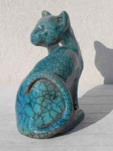 Sculpture de victoire: chat persan