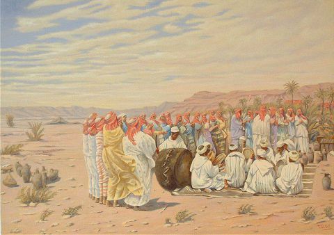 Folklore marocain - Peinture - Till Dehrmann Folklore marocain - Peinture - Till Dehrmann