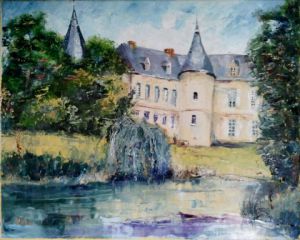 Peinture de vedo: Château de théméricourt