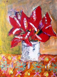 Voir le détail de cette oeuvre: anthuriums bouquet 