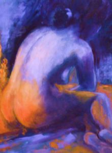 Voir cette oeuvre de Maryse Bertreux: nu bleu