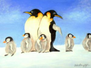 Voir le détail de cette oeuvre:  Les pingoiuns empereurs