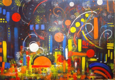 EXPLOSION - Peinture - VERONIKA L EXPLOSION - Peinture - VERONIKA L