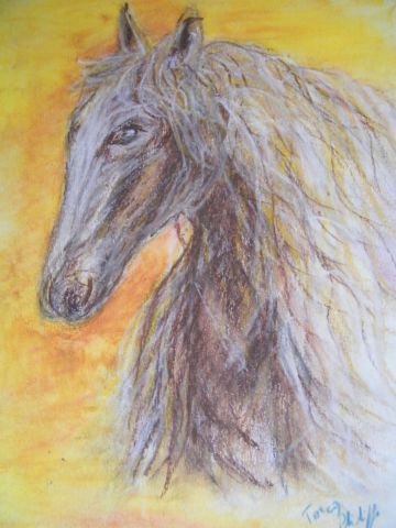 L'artiste blueberry - femme cheval