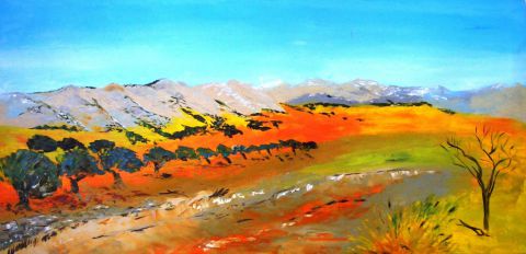 L'oliveraie - Peinture - Laure Leprince L'oliveraie - Peinture - Laure Leprince