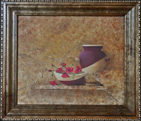 Les coquelicots - Peinture - Christine HENRY Les coquelicots - Peinture - Christine HENRY
