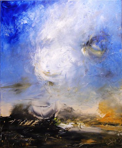 Après - le Soleil - Peinture - Pascal Thomas