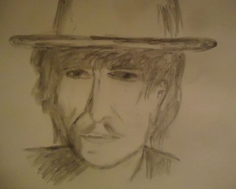 Bob Dylan - Peinture - Richard S
