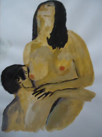 Le couple - Peinture - Richard S