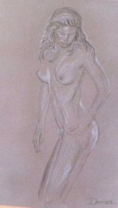 Voir le détail de cette oeuvre: Femme nue en marron