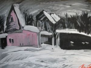 Voir cette oeuvre de Olga Okaeva: Maison rose
