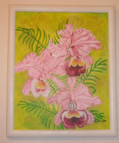 L'artiste sergio - orchidée rose