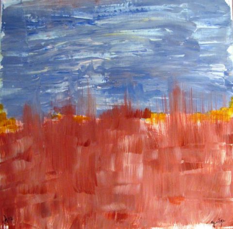 Le passage de la mer rouge - Peinture - Geritzen