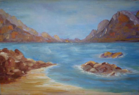 la mer - Peinture - kiki