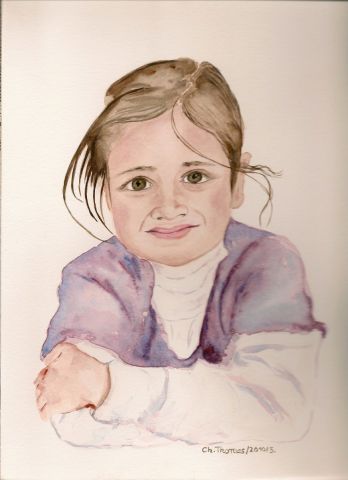 Anna - Peinture - chantalthomasroge
