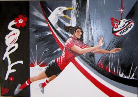 St Orens Rugby Féminin - Peinture - ninico
