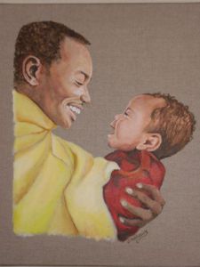 Voir cette oeuvre de Virginie Wibaux: Père et fils