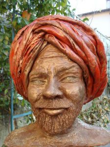 Sculpture de CHRISTINE DUPONT: L'Hindou
