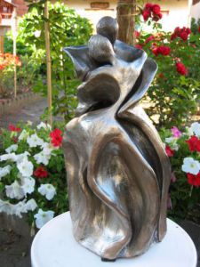 Sculpture de CHRISTINE DUPONT: les amoureux