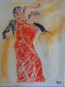 Voir cette oeuvre de Michel Gay: Couple flamenco