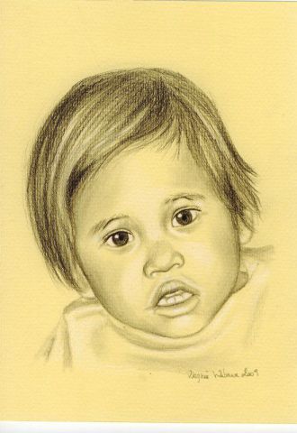 Exemple de portrait au crayon - Dessin - Virginie Wibaux Exemple de portrait au crayon - Dessin - Virginie Wibaux
