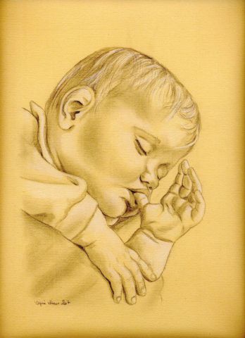 Exemple de portrait au crayon - Dessin - Virginie Wibaux Exemple de portrait au crayon - Dessin - Virginie Wibaux