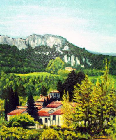 Arles sur Tech - Peinture - Christian D'AGOSTINO Arles sur Tech - Peinture - Christian D'AGOSTINO